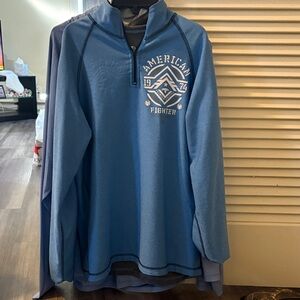 American Fighter Quarter Zip Reversible.